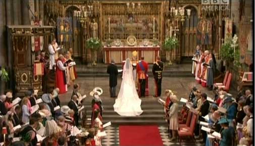 royalweddingvowsbehindjpg The view from the congregation another 