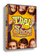 This is the Mill Creek re-release (and lower priced) complete series collection of the period-piece sitcom featuring future stars Ashton Kutcher, Mila Kunis and Topher Grace. Tons of extras here for devotees, including individual season flashbacks, retrospectives, interviews and outtakes.