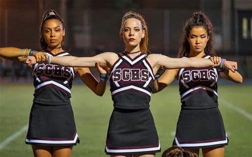 White Teen Cheerleaders